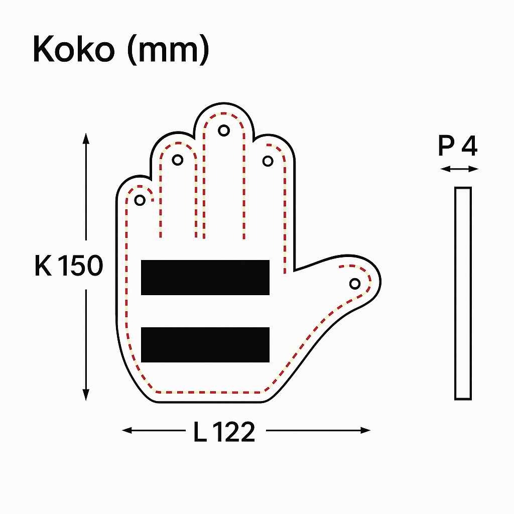 EleKäsi - LED-käsimerkki